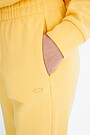 Oversized high-rise sweatpants 4 | YELLOW | Audimas