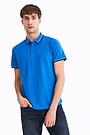 Organic cotton polo t-shirt 1 | BLUE | Audimas