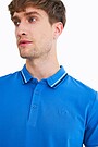 Organic cotton polo t-shirt 2 | BLUE | Audimas