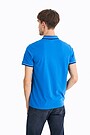 Organic cotton polo t-shirt 3 | BLUE | Audimas