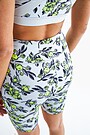 Printed biker shorts 4 | GREY | Audimas