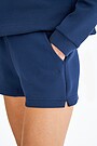 Cotton pique shorts 4 | BLUE | Audimas