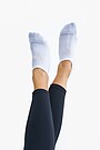 Short bamboo fiber socks 2 | WHITE | Audimas