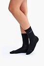 Long cotton fiber socks 1 | BLACK | Audimas