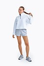 Cotton pique half zip sweatshirt 4 | WHITE | Audimas