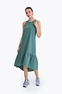 Long wowen dress 1 | GREEN/ KHAKI / LIME GREEN | Audimas