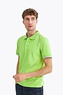 Pique polo t-shirt 1 | GREEN/ KHAKI / LIME GREEN | Audimas