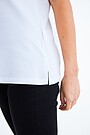 Regular V neck t-shirt 3 | WHITE | Audimas