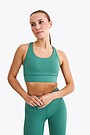 Essential medium support sports bra 1 | GREEN/ KHAKI / LIME GREEN | Audimas