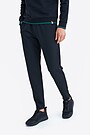 Stretch tapered fit sweatpants with cotton inside 3 | BLACK | Audimas