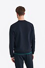 Stretch cotton sweatshirt with print 2 | BLACK | Audimas