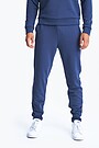 Organic cotton slim fit sweatpants 2 | BLUE | Audimas