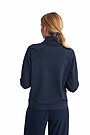 Zip-through stretch sweatshirt with cotton inside 2 | BLACK | Audimas