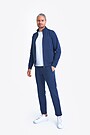 Stretch cotton relaxed fit sweatpants 1 | BLUE | Audimas