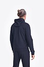 Organic cotton zip through hoodie 2 | BLACK | Audimas