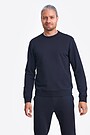 Organic cotton crewneck sweatshirt 1 | BLACK | Audimas