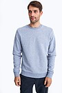 Organic cotton crewneck sweatshirt 1 | GREY/MELANGE | Audimas