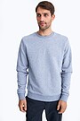 Organic cotton crewneck sweatshirt 1 | GREY/MELANGE | Audimas