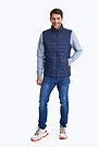 Thermore insulated padded vest 4 | BLUE | Audimas