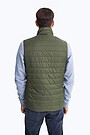 Thermore insulated padded vest 2 | GREEN/ KHAKI / LIME GREEN | Audimas