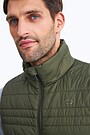 Thermore insulated padded vest 4 | GREEN/ KHAKI / LIME GREEN | Audimas