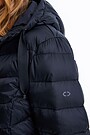 Coat with synthetic and down insulation 4 | BLACK | Audimas