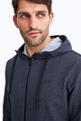 Organic cotton French terry full-zip hoodie 3 | GREY | Audimas