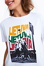 T-Shirt  „Women's national team in silver“ 2 | WHITE | Audimas