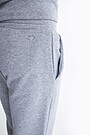 Organic cotton slim fit sweatpants 4 | GREY | Audimas