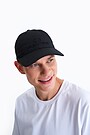 Cotton peaked cap 2 | BLACK | Audimas