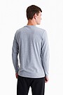 Organic cotton long sleeve t-shirt 2 | GREY/MELANGE | Audimas