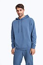 Oversized organic cotton hoodie 1 | BLUE | Audimas