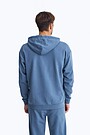 Oversized organic cotton hoodie 2 | BLUE | Audimas