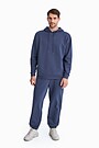 Oversized organic cotton sweatpants 1 | GREY | Audimas