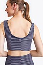 Printed sports bra 2 | BROWN | Audimas