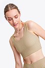 Printed sports bra 2 | YELLOW/ORANGE | Audimas