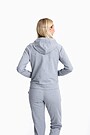 Organic cotton full-zip hoodie 2 | GREY/MELANGE | Audimas