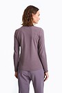 Organic cotton long sleeve top 2 | BROWN | Audimas