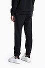 Organic cotton French terry sweatpants 3 | BLACK | Audimas