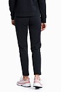 Organic cotton fitted sweatpants 3 | BLACK | Audimas
