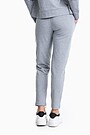 Organic cotton fitted sweatpants 3 | GREY/MELANGE | Audimas