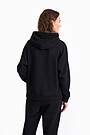 Oversized terry hoodie 2 | BLACK | Audimas