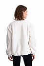 Warm fleece zip-through hoodie 2 | WHITE | Audimas