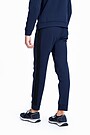 Organic cotton slim fit sweatpants 3 | BLUE | Audimas