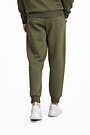 Cotton terry sweatpants 3 | GREEN/ KHAKI / LIME GREEN | Audimas