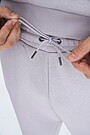 Organic cotton fleece sweatpants 4 | GREY | Audimas