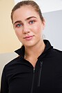 Stretch zip-through sweatshirt 3 | BLACK | Audimas