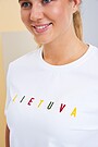 Marškinėliai Lietuvos krepšinio šimtmetis 2 | WHITE E99 | Audimas