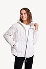 Short oversized quilted jacket 4 | WHITE | Audimas