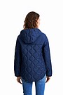 Short oversized quilted jacket 2 | BLUE | Audimas